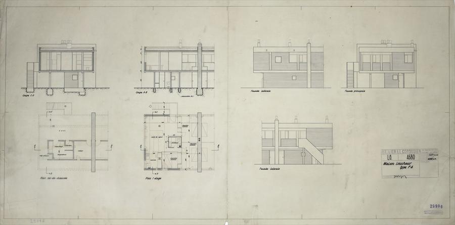 Maisons Loucheur, Le Corbusier, 1929 © FLCADAGP
