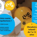 TALLER INFANTIL DE ARQUITECTURA:¿Cómo suena la arquitectura?