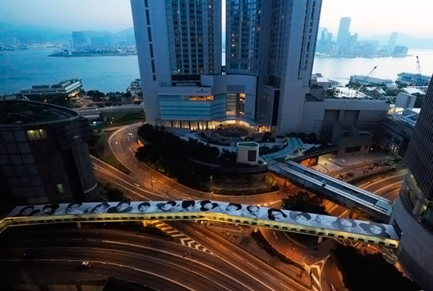 “Inside Out: The People’s Art Project”, 2011, Hong Kong | JR