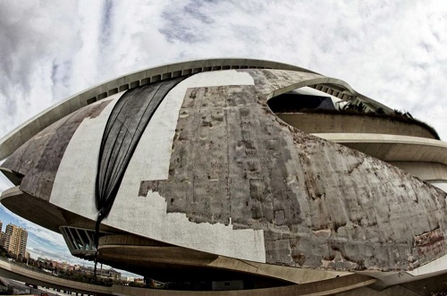 Reparación de Palau de les arts,obra de Santiago Calatrava | Foto: José Cuellar para El Mundo