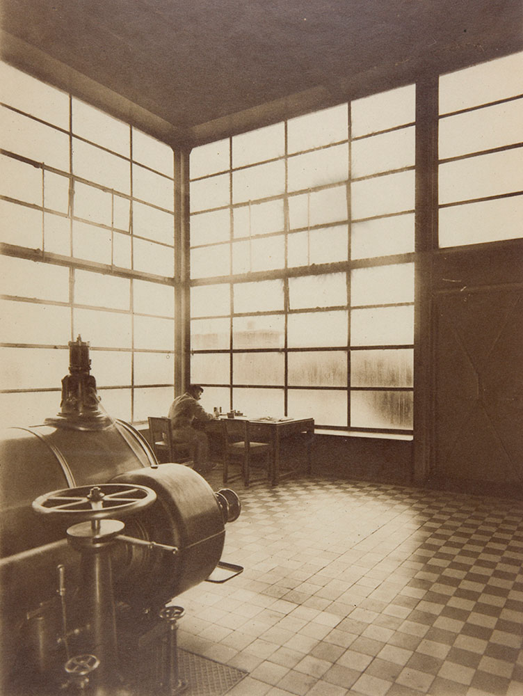 Edmund Lill, central eléctrica de la fábrica Fagus, 1923 (Harvard Art Museums)
