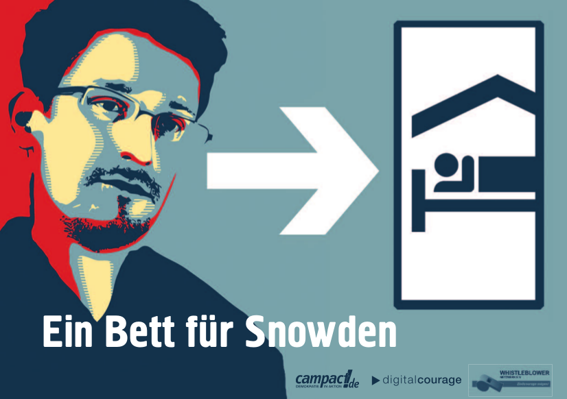 'Ein Bett für Snowden'