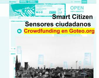 Smart Citizen. Sensores ciudadanos