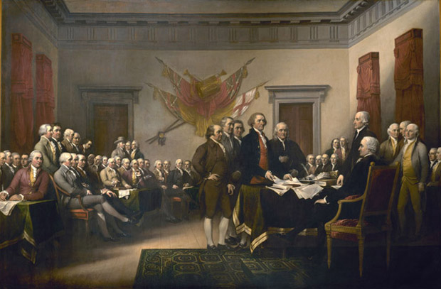 Declaración de independencia, John Trumbull. 1819. Capitolio. Washington Fotografía Wikimmedia