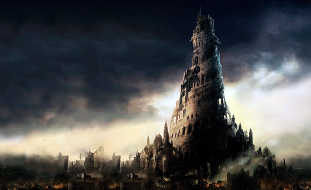 Visión distópica de la Torre de Babel del juego Prince of Persia