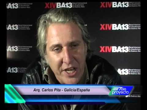 Arq. Carlos Pita en la XIVBA13 – De Galicia a Buenos Aires en un renovado eje histórico