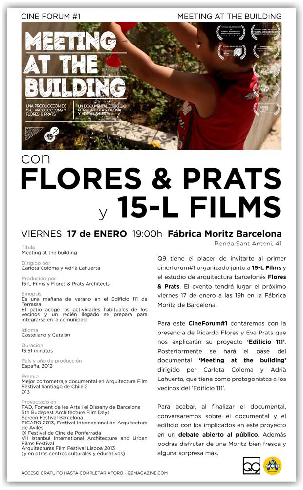 cineforum #1· Meeting at the building