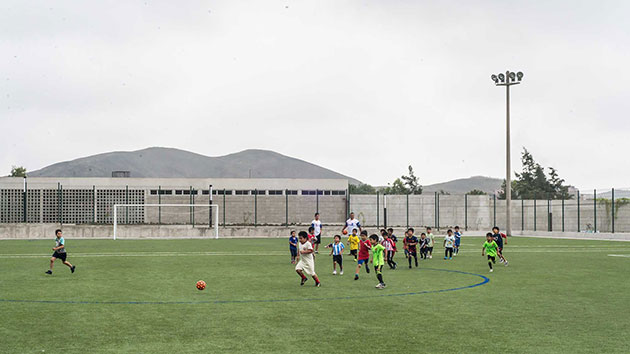 Parque Zonal Flor de Amancaes. Campo de Fútbol | Foto: Eleazar Cuadros