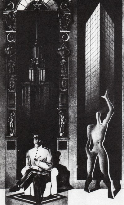 M. Belov entrada para el concurso de A+U “A Style for the Year 2001”, 1984.