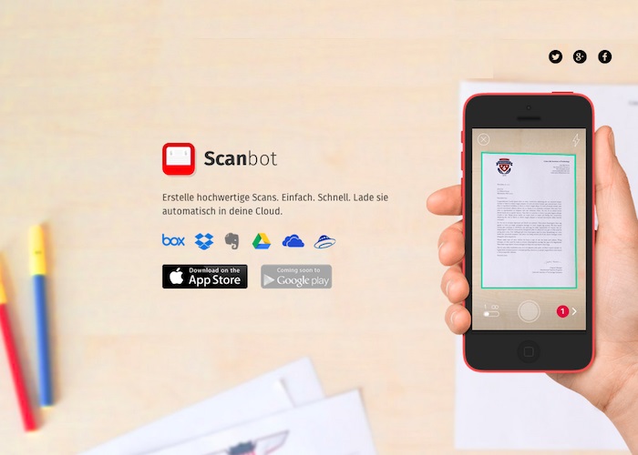 Scanbot, app para escanear