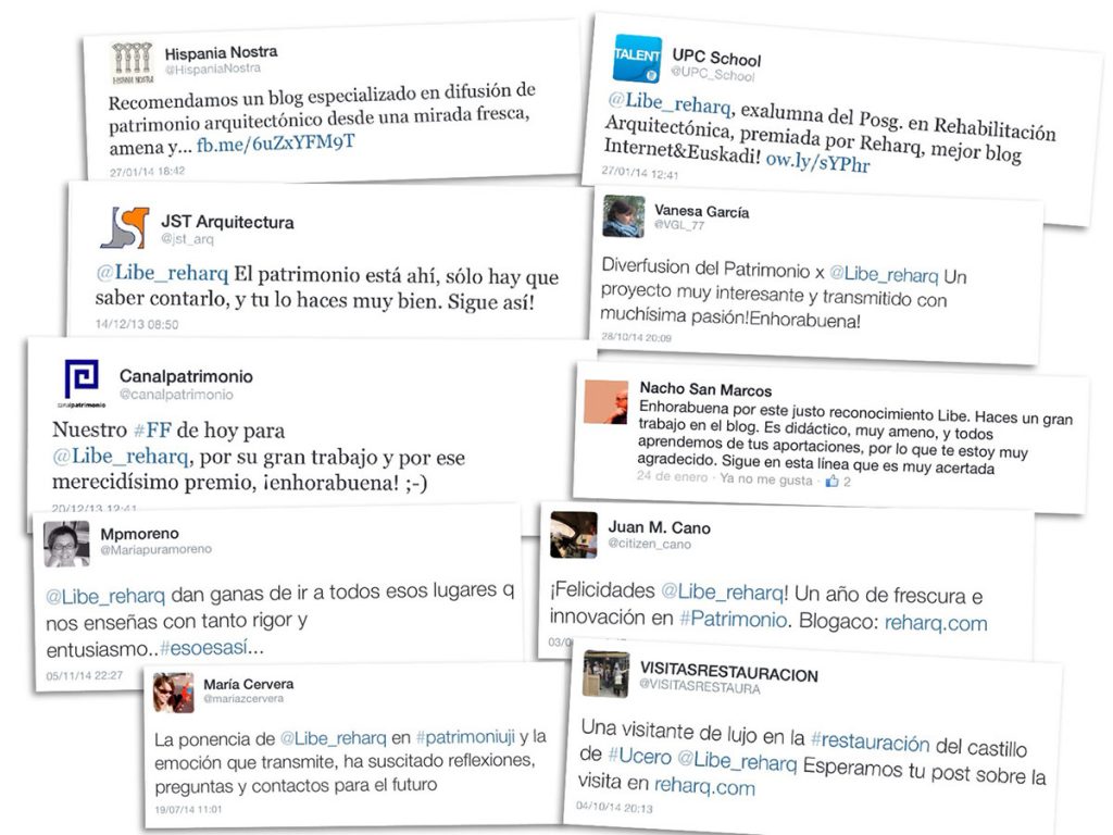 Así ven reharq.com algunos de sus seguidores.