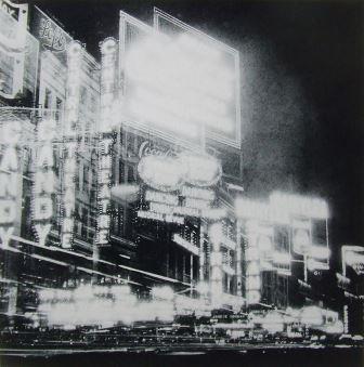Fotografía de Fritz Lang, publicada en el libro Amerika: Bilderbucheines Architekten, (1926) escrito por Erich Mendelsohn.
