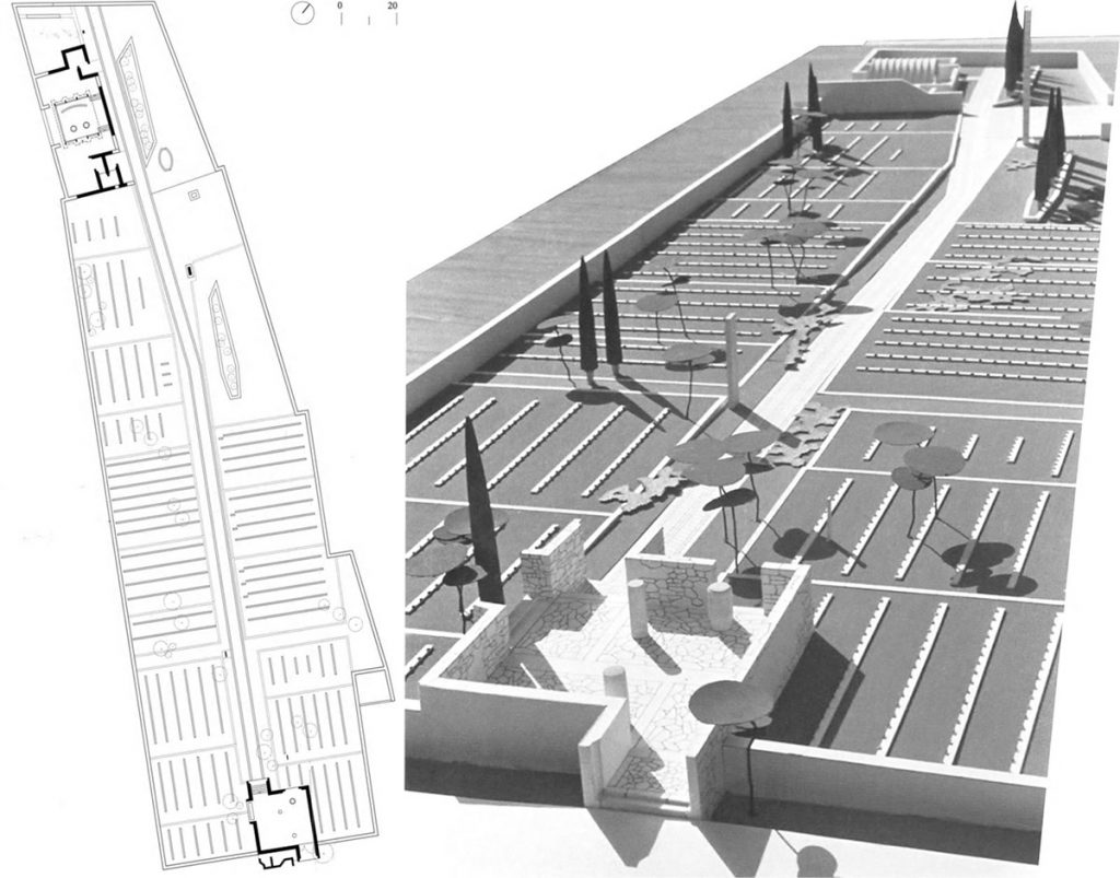 Memorial Kampor, isla de Rab. Planta | Kampor, Rab. Maqueta
