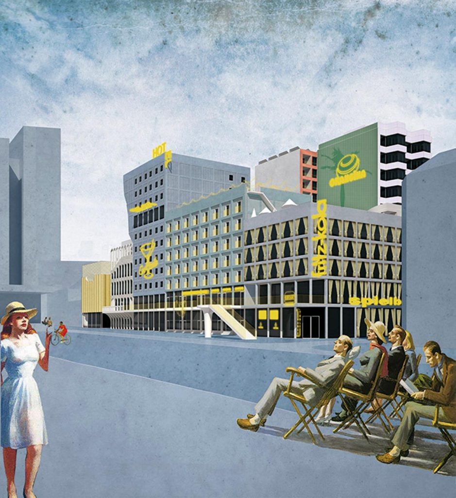 NLarchitects. Spielbudenplatz Urban Plan. BeL Sozietät für Architektur. St Pauli, Hamburg (Germany), 2015