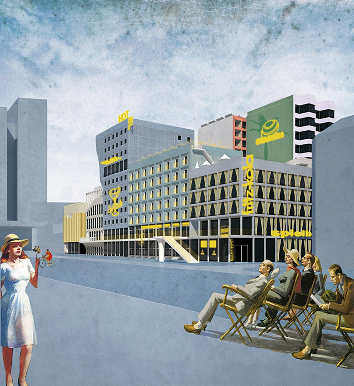 NLarchitects. Spielbudenplatz Urban Plan. BeL Sozietät für Architektur. St Pauli, Hamburg (Germany), 2015