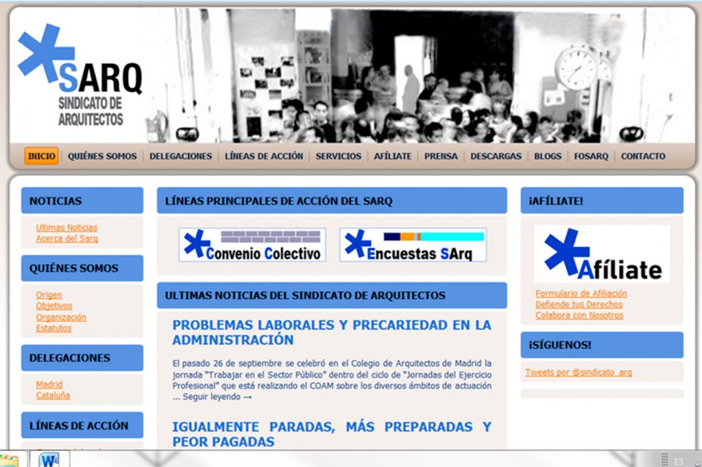 Entrevista Sindicato de arquitectos · Asociación democrática de trabajadores o3