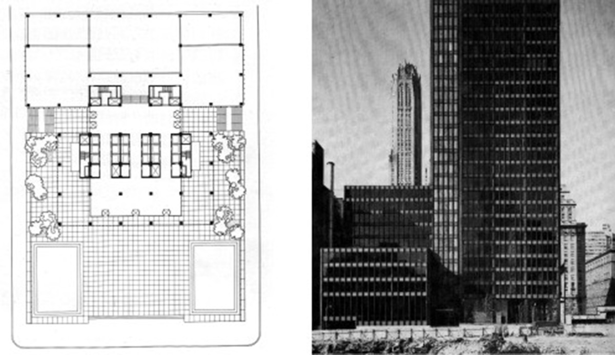 El Seagram Building según F.Schulze en Mies van der Rohe una biografía crítica