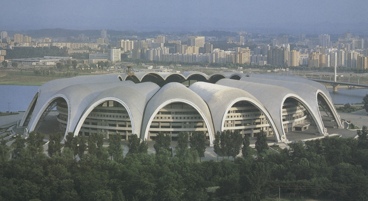 XIII Festival Mundial de la Juventud y los Estudiantes: Estadio Primero de Mayo en la isla Rungna, Pyongyang