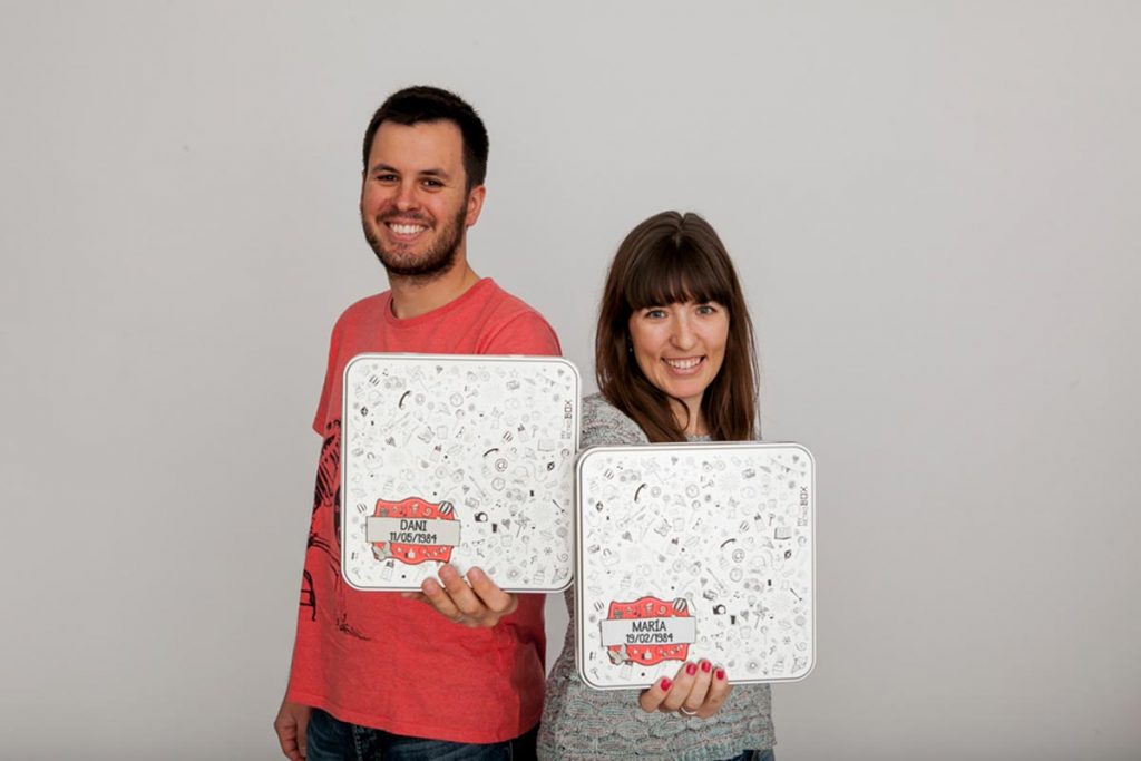 Daniel Hernández y María Tejel, creadores de MyRetrobox.