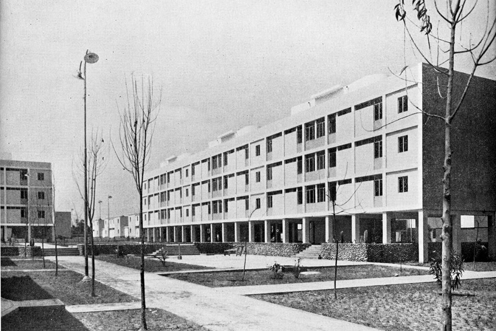 Unidad Vecinal “Matute”, Santiago Agurto Calvo - Coorporación Nacional de la Vivienda 1952. Archivo S. Agurto.