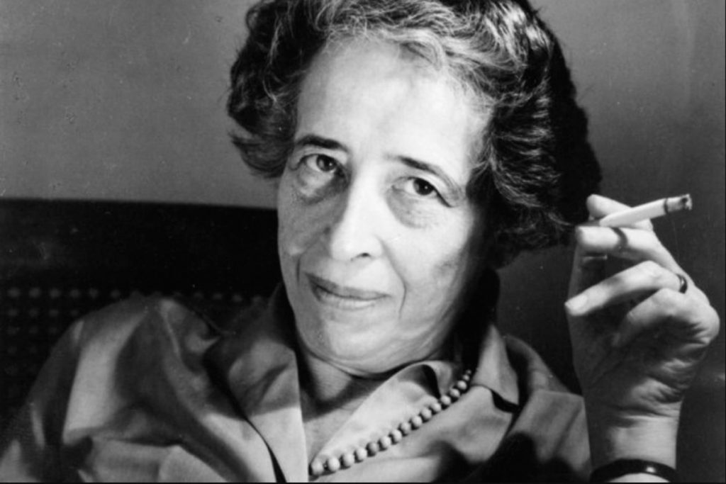La filósofa Hannah Arendt (1906-1975)