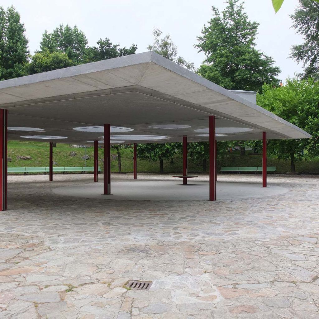 Espacio público en los Tilos. Teo. Eduardo Cruz. 2018.