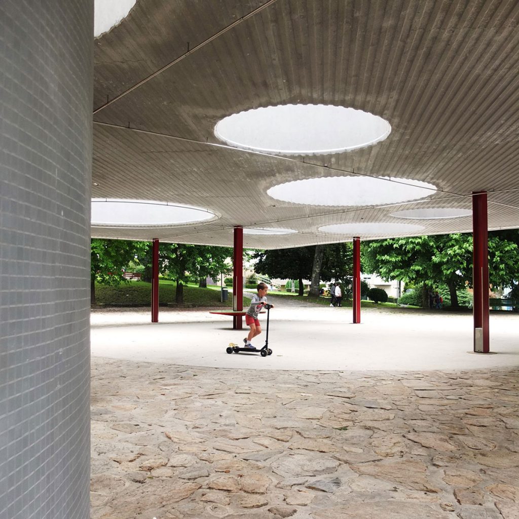 Espacio público en los Tilos. Teo. Eduardo Cruz. 2018.