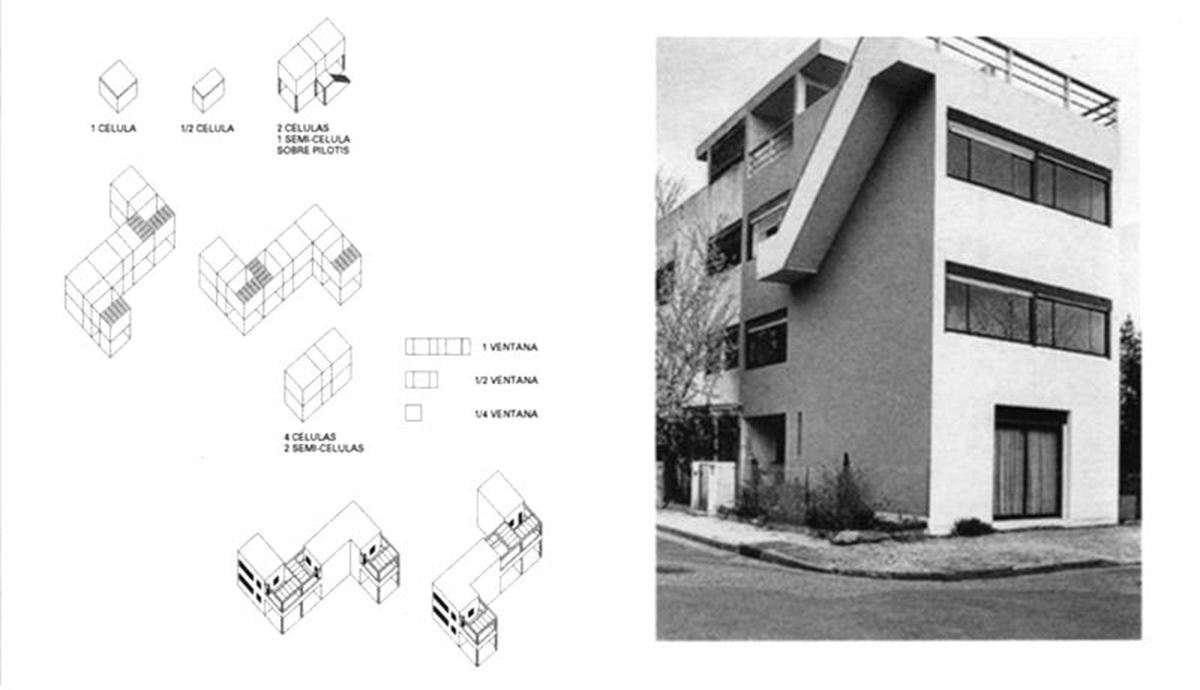 Quartiers Modernes Frugès. Le Corbusier. También de 1924