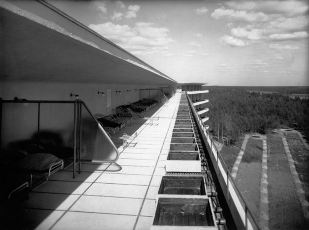 Sanatorio de Paimio, diseñado por Alvar Aalto en 1929