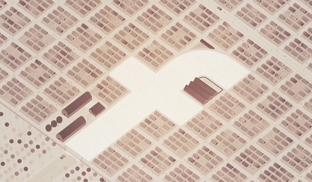 La imagen construida de la arquitectura para la cooperación, 2018. Ilustración artículo de Ana Asensio. Publicado en el blog de Fundacion Arquia. © memosesmas