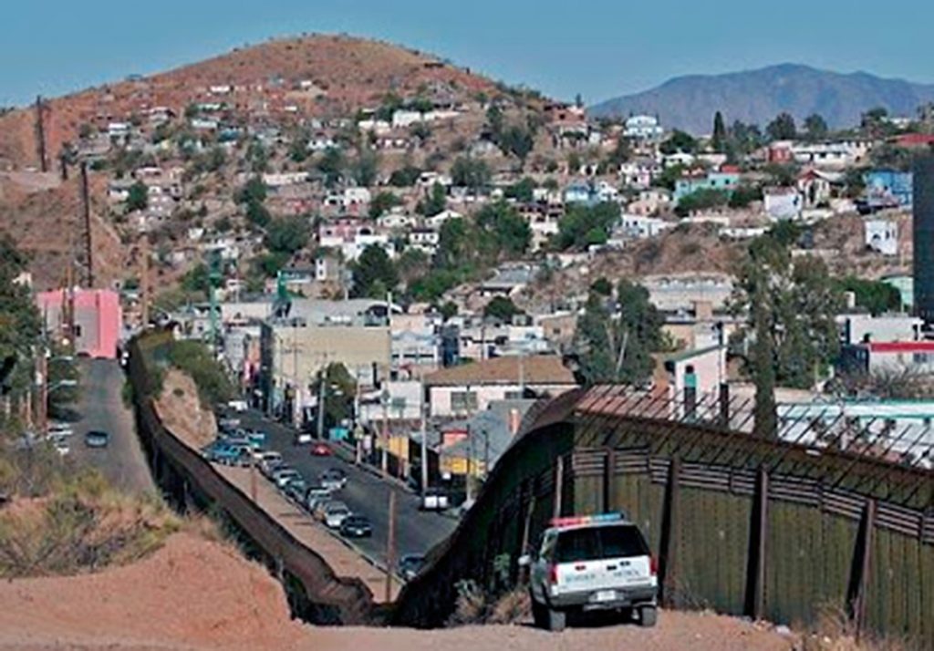 Frontera entre Estados Unidos y México.