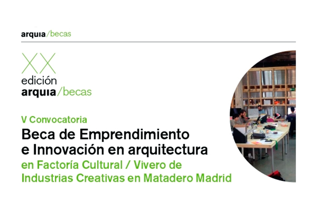 V Beca Emprendimiento e innovación en arquitectura 2019