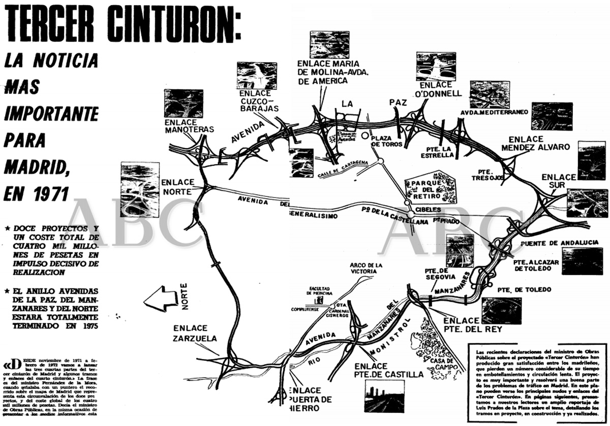La M-30, una autopista con historia.