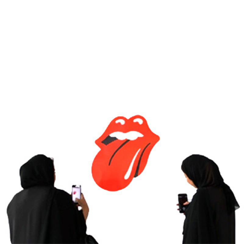 Logotipo de los Rolling Stones. 50 Aniversario.