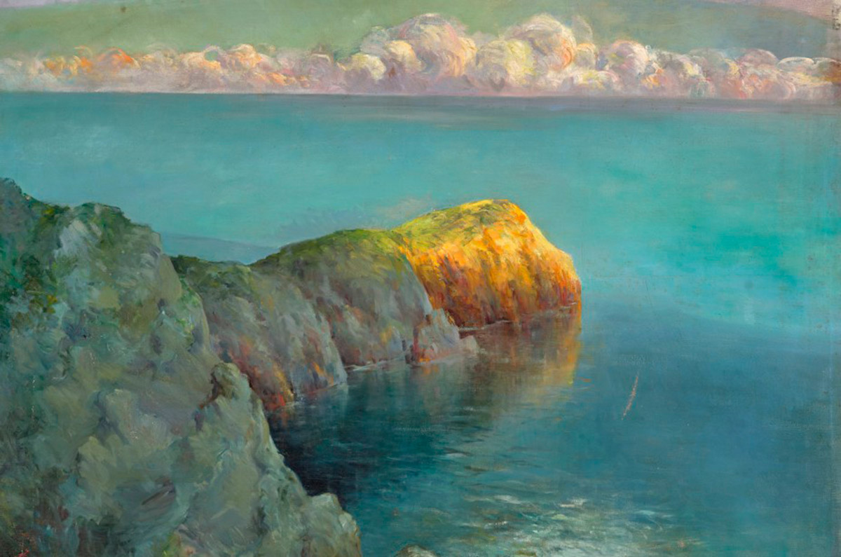 Juan Manuel Botas Ghirlanda. Golfo de Capri, öleo sobre lienzo 128 x 126 cm. Museo Municipal de Bellas Artes, Santa Cruz de Tenerife