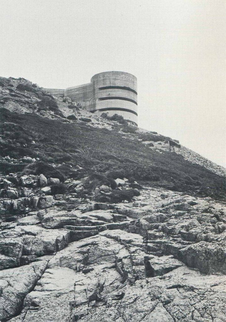 Búnker del muro atlántico | Fotografía: Paul Virilio, Bunker Archéologie, 1975.