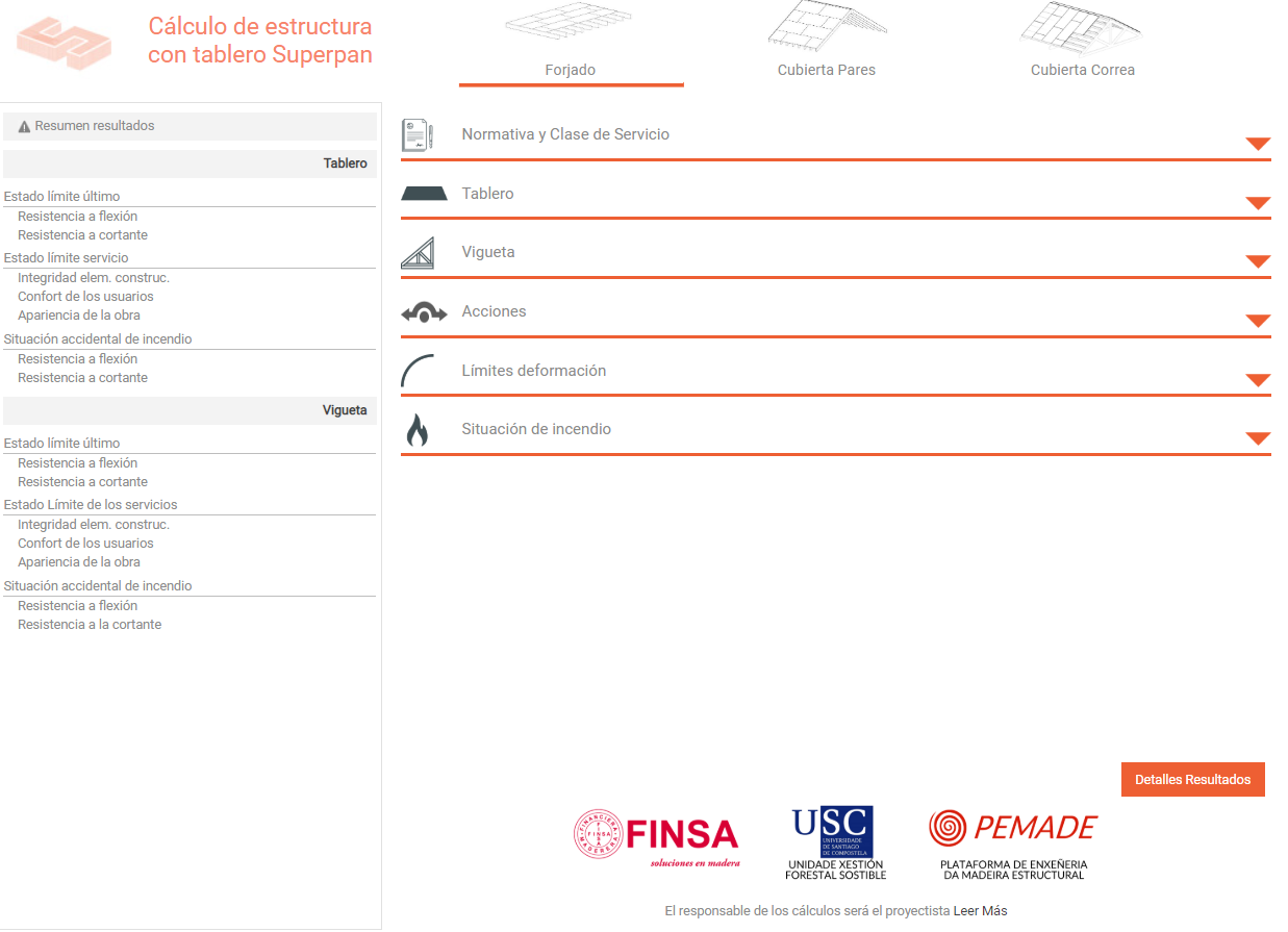 Nueva aplicación de cálculo de estructuras de madera de Finsa