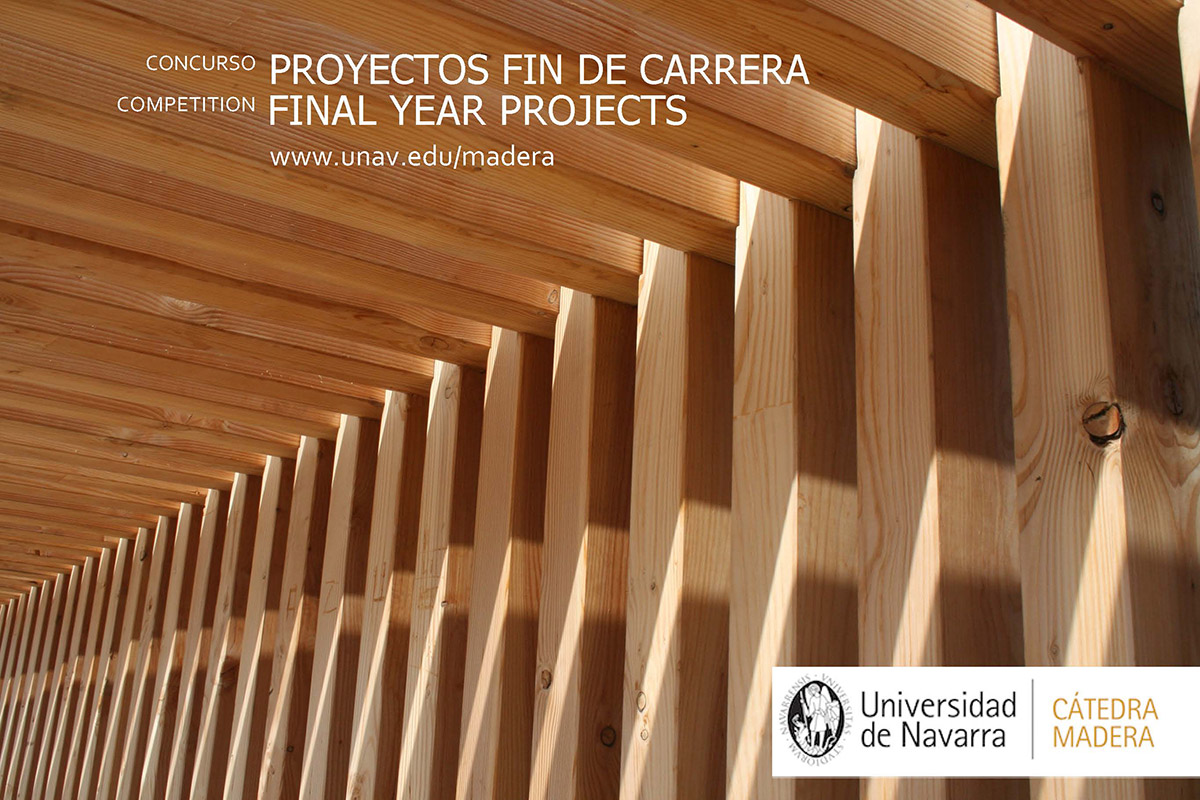 VIII Concurso Cátedra Madera. Premio al mejor Proyecto Fin de Carrera con empleo de madera