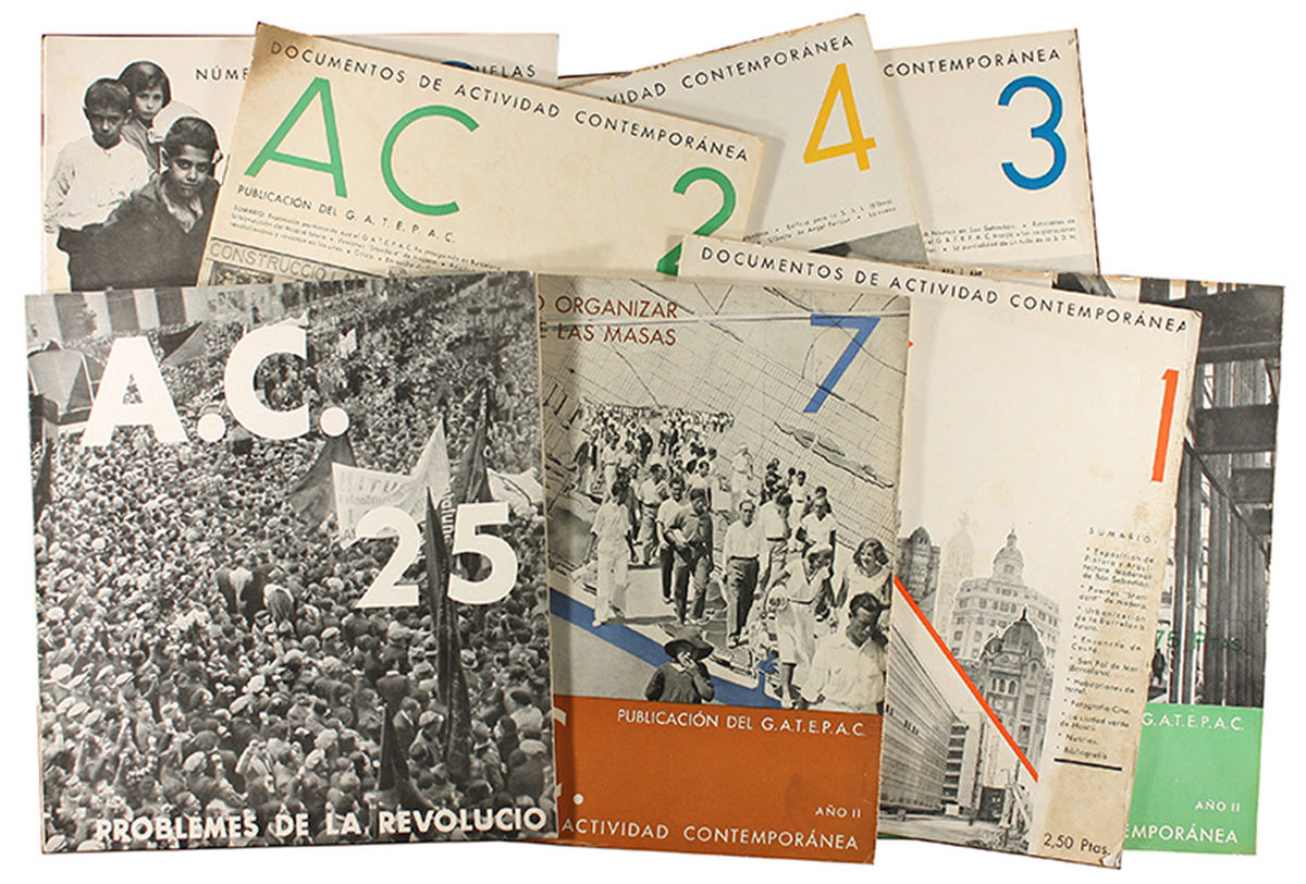 Colección completa de la revista AC. Documentos de actividad contemporánea (1931-37)