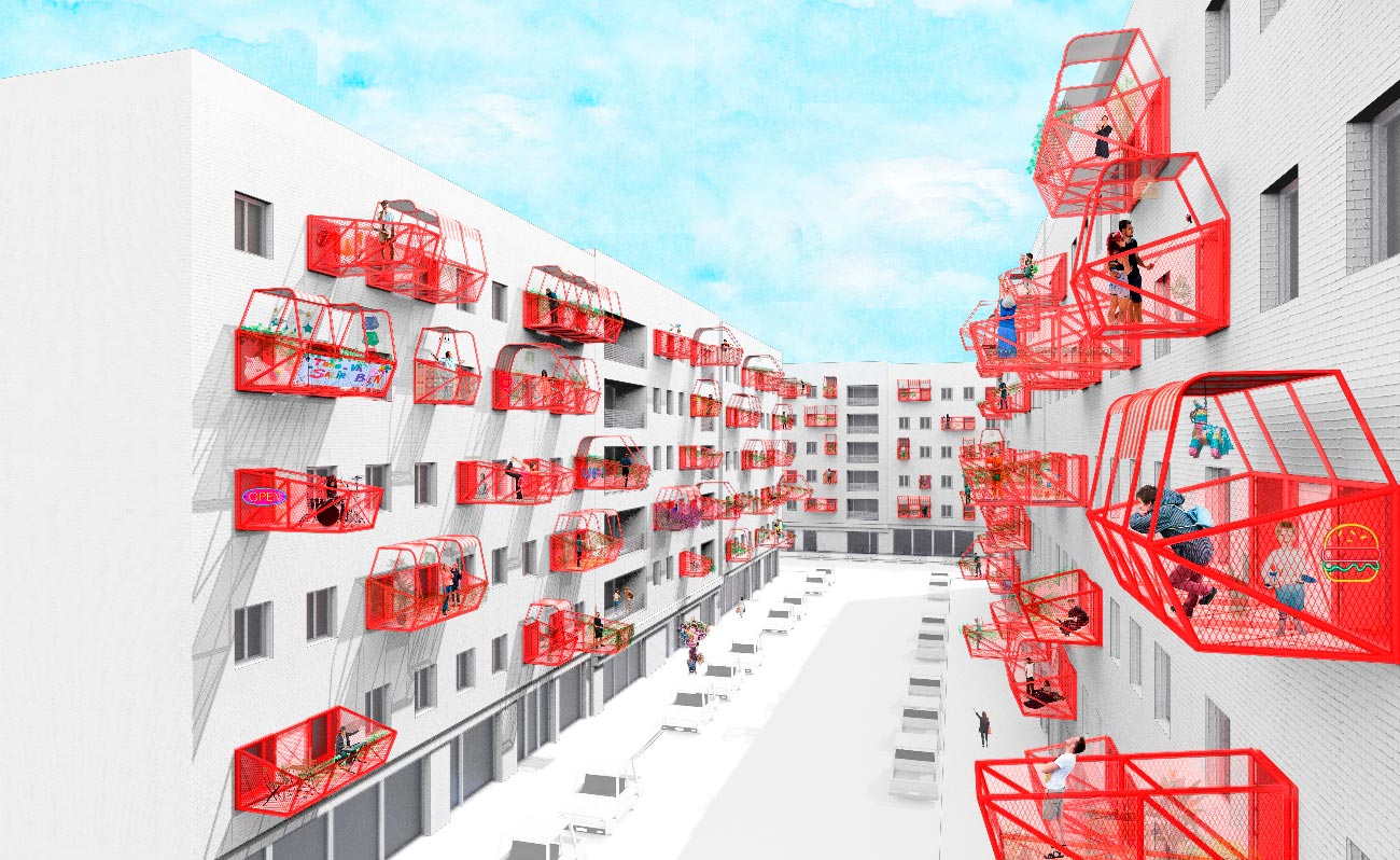 ASEMAS muestra soluciones para implementar en el urbanismo, los equipamienProyecto finalista “Stayhöme” de Luis Pedro Quintano Navarro