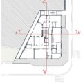 Edificio de viviendas en C Easo, Donostia UR estudio o6 Planta Sección