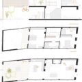 Casa-del-Sol-PAM Arquitectura | Intervención. Plantas y sección longitudinal