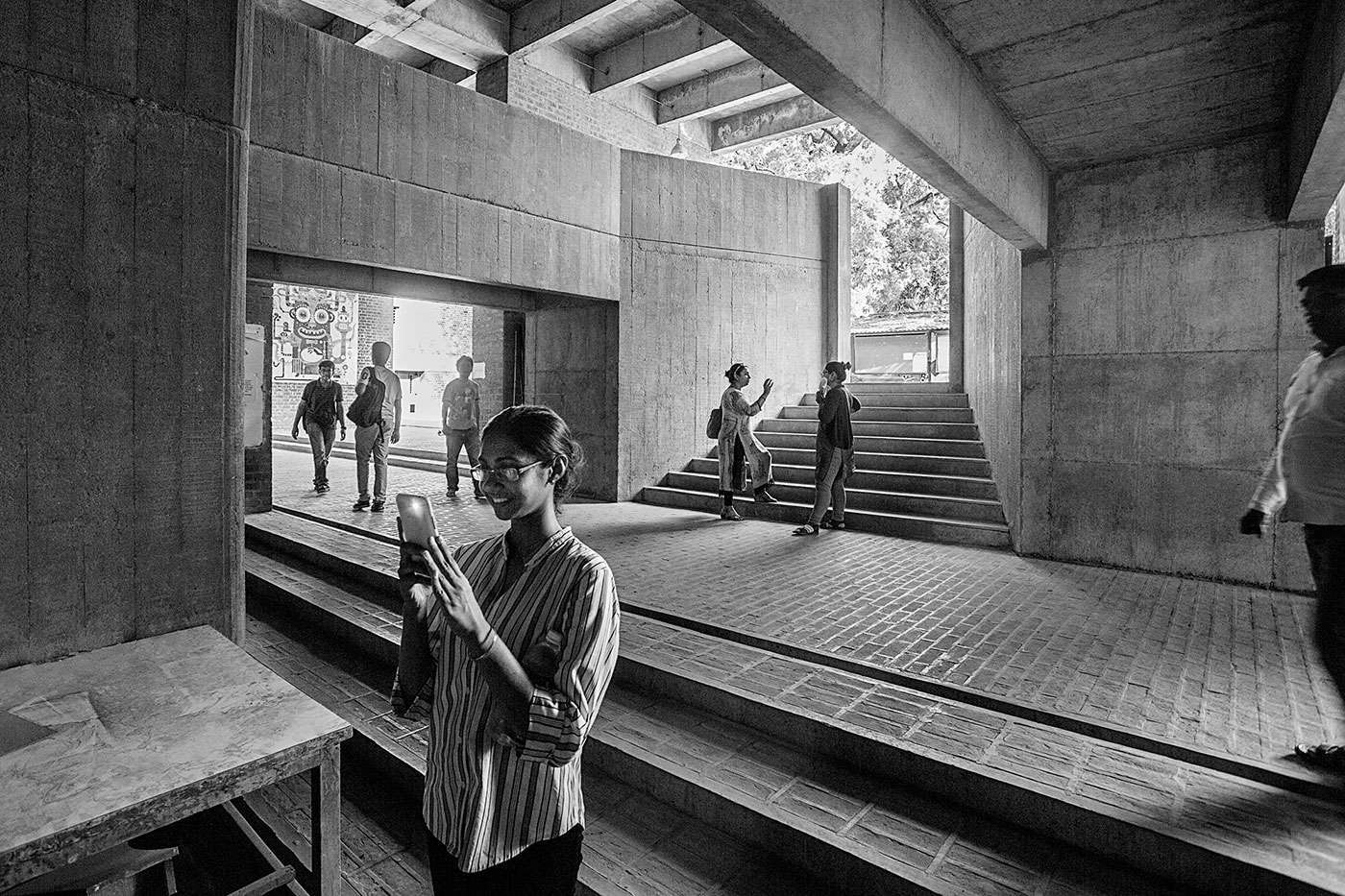 Balkrishna Doshi. Arquitectura para todos Balkrishna Doshi, School of Architecture, Centre for Environmental Planning and Technology, Ahmedabad, 1968 © Vinay Panjwani India
