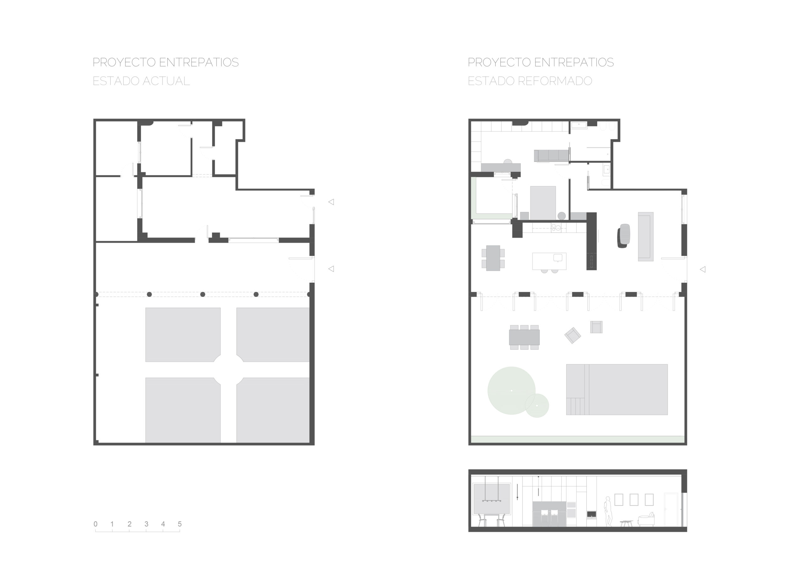 Entrepatios  Z3 Arquitectura Interior Planos