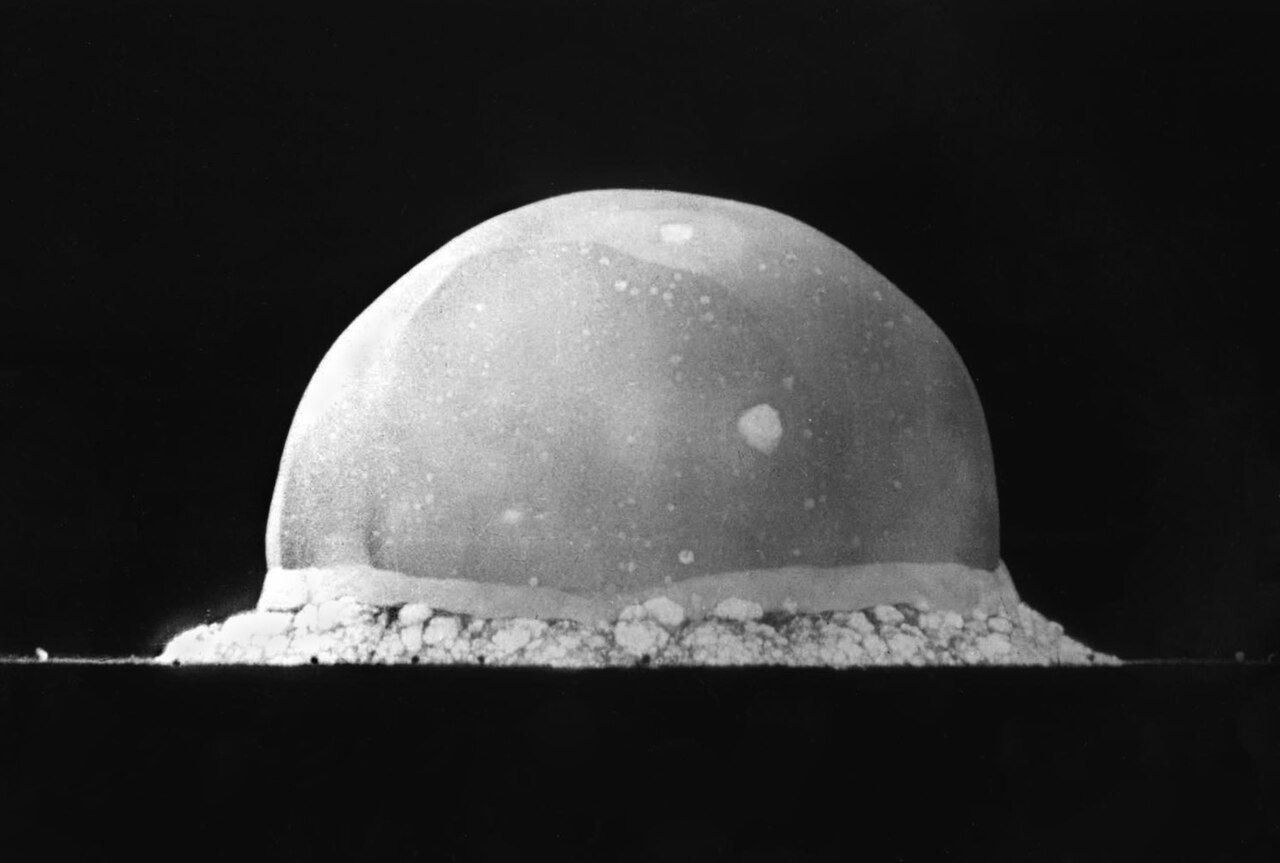 La prueba Trinity en julio de 1945 es uno de los marcadores propuestos para el comienzo del Antropoceno