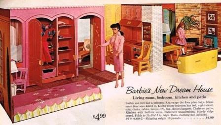 Las otras casas de Barbie. Siglo XX Jorge Gorostiza 1964, anuncio de la «New Dream House»