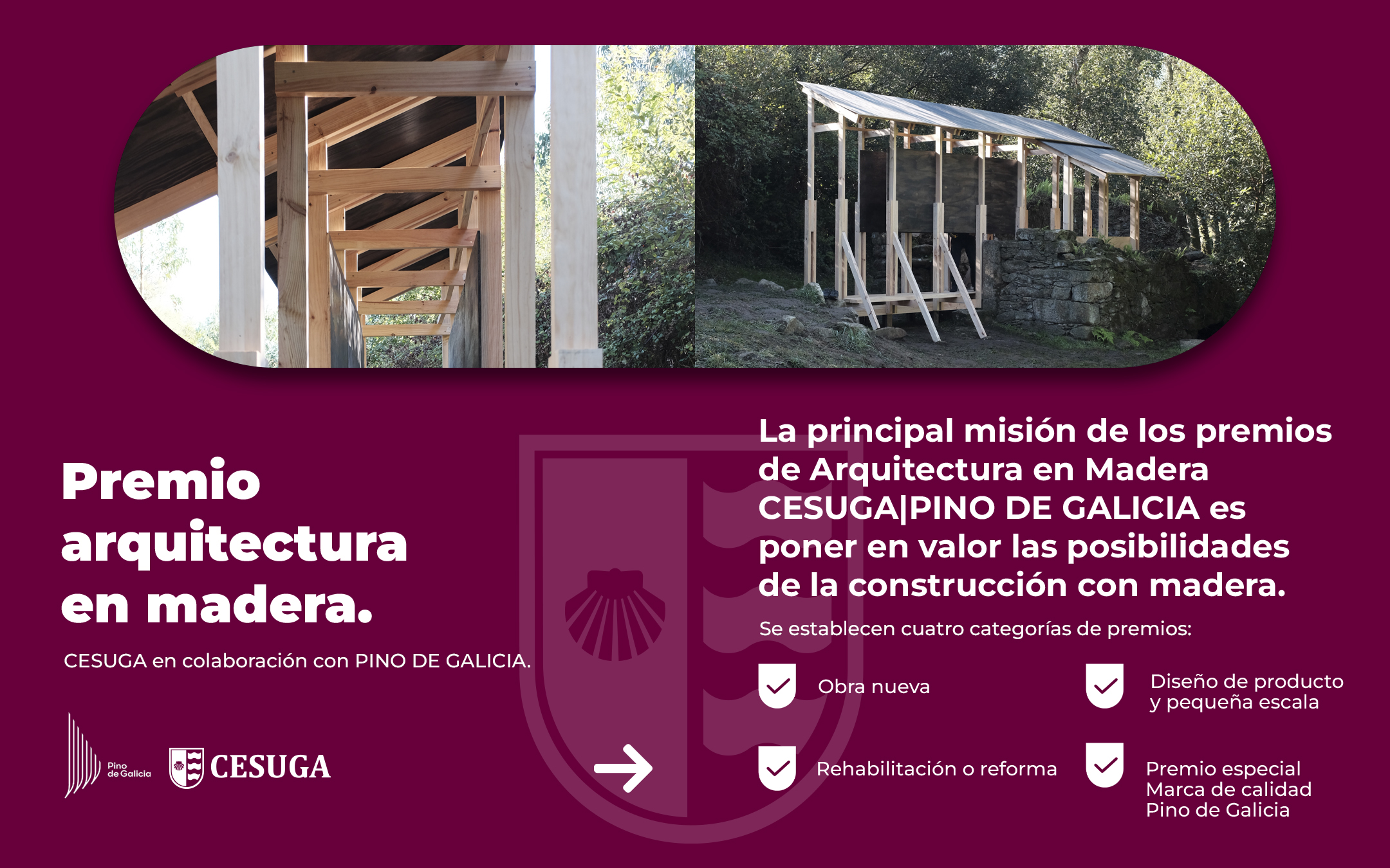 II Premios de Arquitectura en Madera CESUGA Pino de Galicia 2024