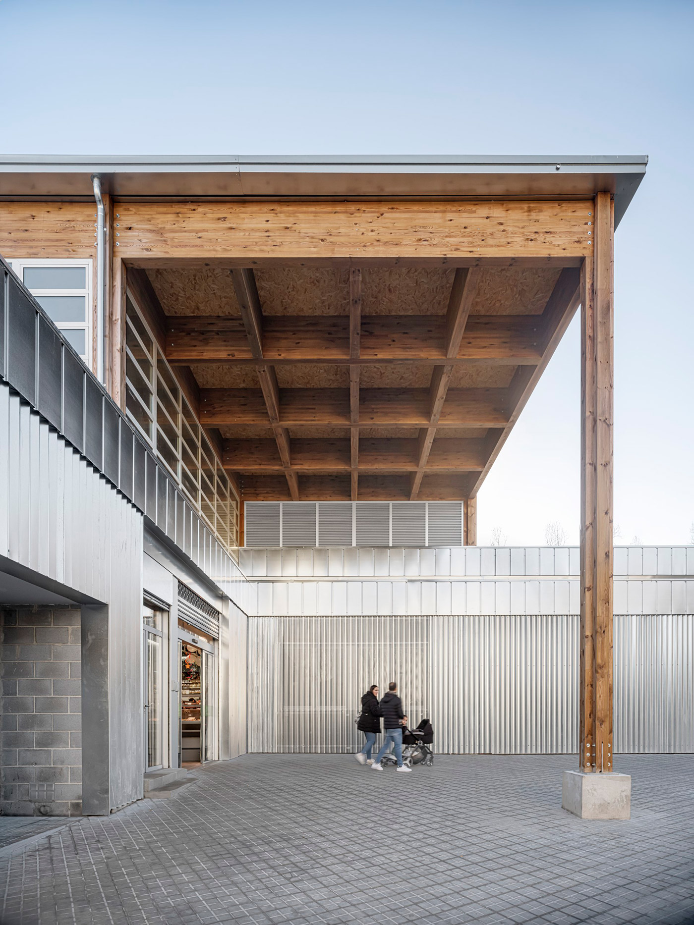 premios de arquitectura en madera Cesuga Pino de Galicia Mercado-Horta_Adrià-Goula 1