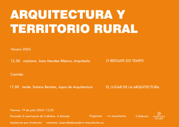 Arquitectura y territorio rural 2024
