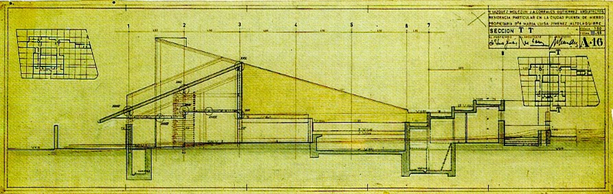 La construcción del horizonte Miguel Ángel Díaz Camacho Casa Huarte_1966